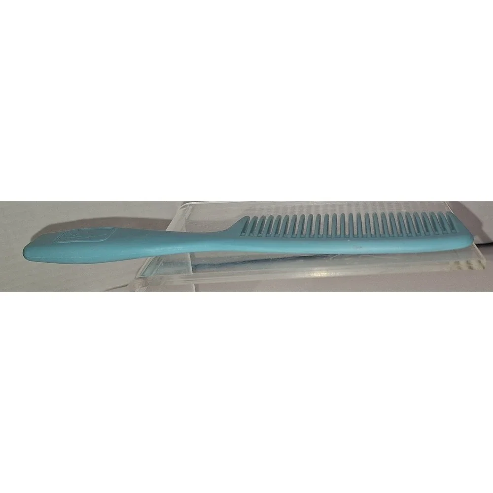 Vtg 70s Avon Seahorse Aqua Blue Detangling Comb